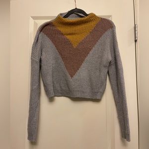 Daytrip Cropped Mockneck Sweater